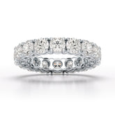4.06 CT Classic Round Lab Grown Diamonds Engagement Ring - Jama Jewels